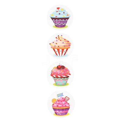 8 Styles Birthday Theme Paper Stickers DIY-L051-005B-1