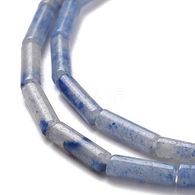 Dyed & Heated Natural Blue Aventurine Beads Strands G-D464-02-1