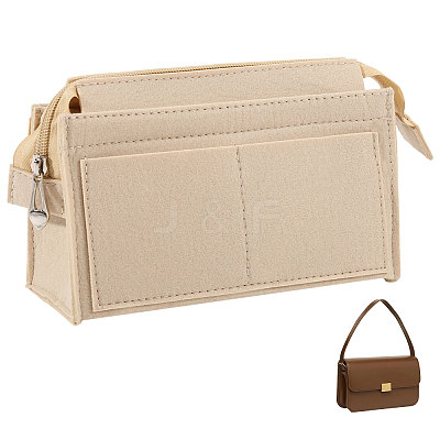 Rectangle Felt Purse Organizer Insert DIY-CO0001-11A-01-1