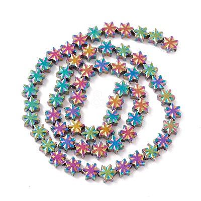 Electroplate Synthetic Non-magnetic Hematite Beads G-I317-03H-1