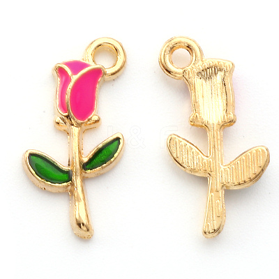 Alloy Enamel Pendants X-ENAM-S121-049-1-1