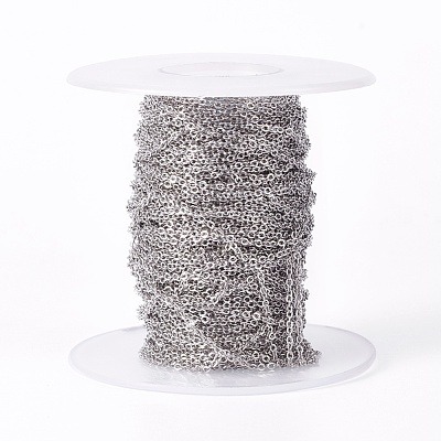 Tarnish Resistant 304 Stainless Steel Cable Chain STAS-I107-10P-1