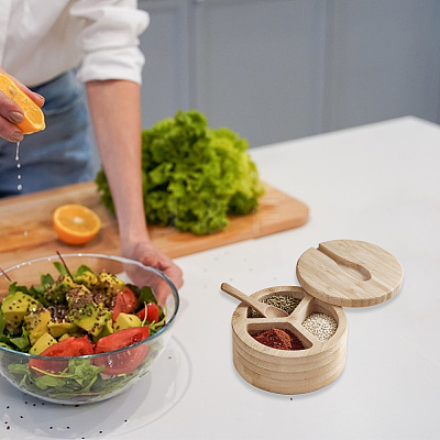 Bamboo Storage Containers with Lid LS-AJEW-WH0609-793-1