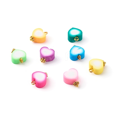 Polymer Clay Charms PALLOY-JF00678-1