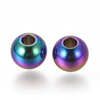 Ion Plating(IP) 304 Stainless Steel Beads LS-STAS-F225-06A-M-1