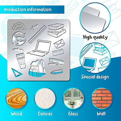 Stainless Steel Cutting Dies Stencils DIY-WH0279-104-1