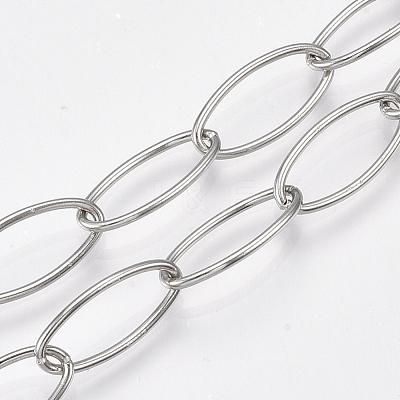 Non-Tarnish 3.28 Feet 304 Stainless Steel Cable Chains X-STAS-T045-04-1
