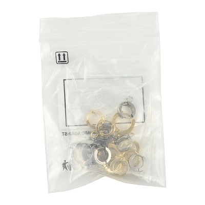 16Pcs 201 Stainless Steel Huggie Hoop Earrings Findings STAS-FS0002-26B-1