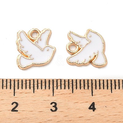 Alloy Enamel Charms ENAM-B062-04KCG-01-1