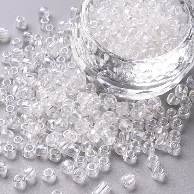 6/0 Glass Seed Beads SEED-US0003-4mm-101-1