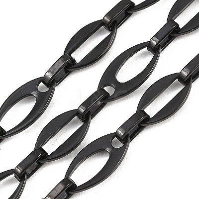 201 Stainless Steel Oval Link Chains CHS-F024-05EB-1