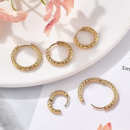 304 Stainless Steel Hoop Earrings EJEW-R017-01G-04-1