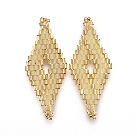 MIYUKI & TOHO Handmade Japanese Seed Beads Links LS-SEED-E004-C03-1