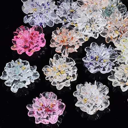 Transparent Resin Cabochons CRES-N030-002-1