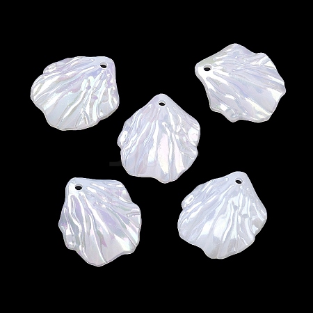 Acrylic Imitation Shell Pendants OACR-P039-01A-1