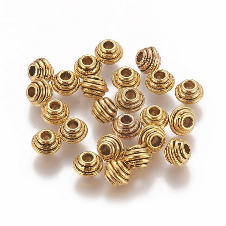 Tibetan Style Alloy Spacer Beads GLF5166Y-1