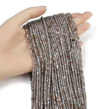 Natural Angelite Beads Strands G-RM2025-D45-2x2mm-1