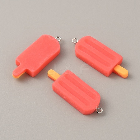 Opaque Resin Pendants RESI-CJC0020-09D-1