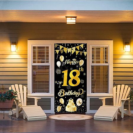 Polyester Hanging Banner Sign AJEW-WH0190-035-1