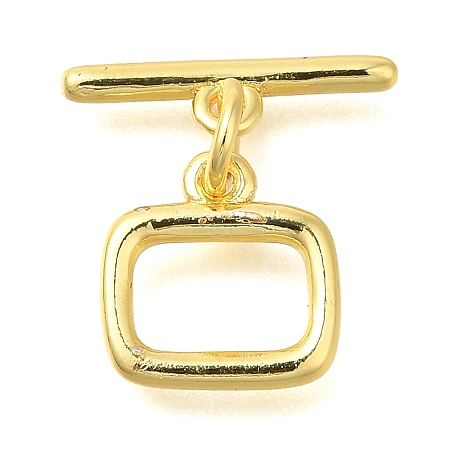 Brass Toggle Clasps KK-B121-05G-1