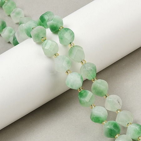 Dyed Natural Jade Beads Strands G-U023-A20-01D-1