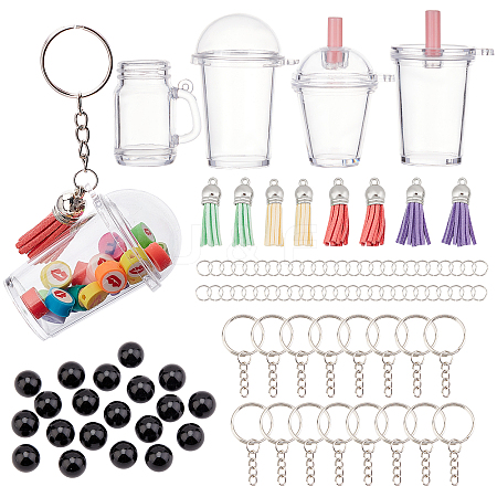 Cup Big Pendant Keychain DIY Making Kit DIY-SC0017-44-1