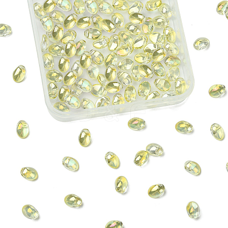 100Pcs Electroplate Glass Beads EGLA-YW0005-27A-1