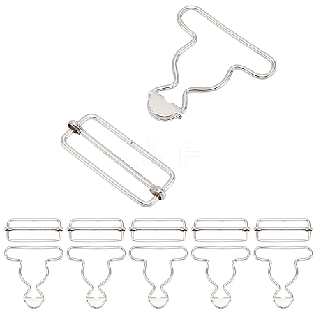 6 Bags Adjustable Iron Buckles IFIN-CY0001-04P-1