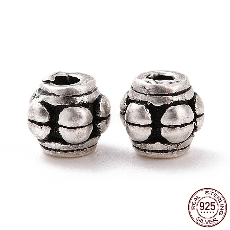 925 Sterling Silver Bead STER-D036-24AS-1
