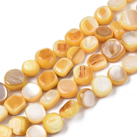 Natural Trochid Shell/Trochus Shell Beads Strands SHEL-S258-083-B11-1