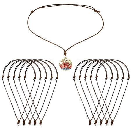 Korea Waxed Polyester Cord Adjustable Necklace Making NJEW-YW00001-1