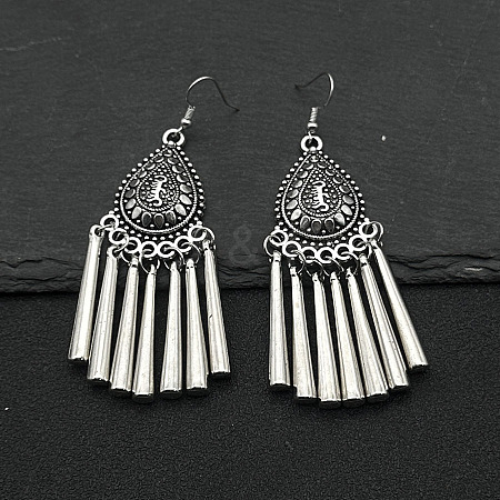 Ethnic Style Alloy Tassel Dangle Earrings WV5969-1-1