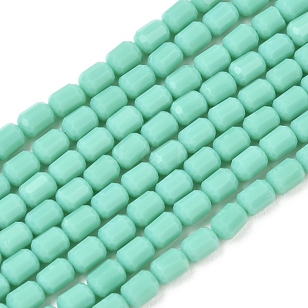 Opaque Glass Beads Strands GLAA-G112-04C-1