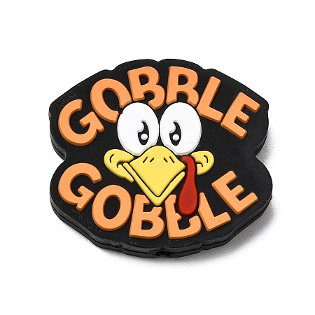 Thanksgiving Theme Silicone Beads SIL-J001-01L-1
