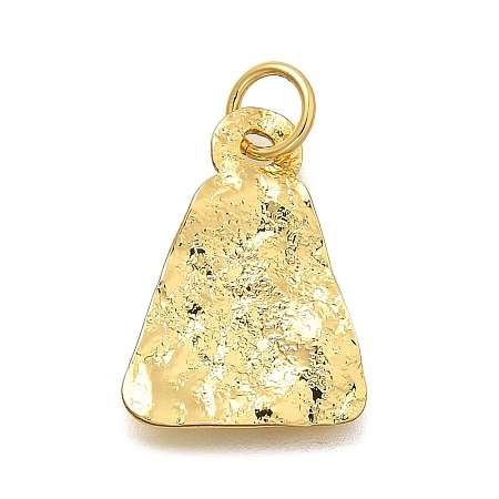 Triangle Brass Pendants KK-S508-36G-1