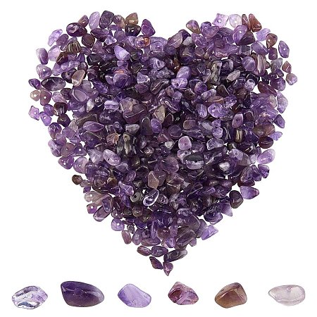 Natural Amethyst Chip Beads G-SC0001-21-1