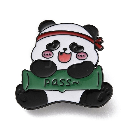 Panda Theme Enamel Pins JEWB-B030-03C-EB-1