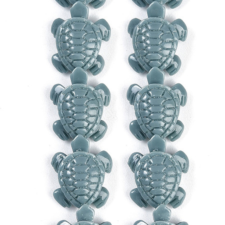 Synthetic Coral Carved Beads Strands CORA-L020-E-16-1