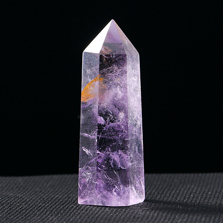 Tower Natural Amethyst Display Decoration WG83739-03-1