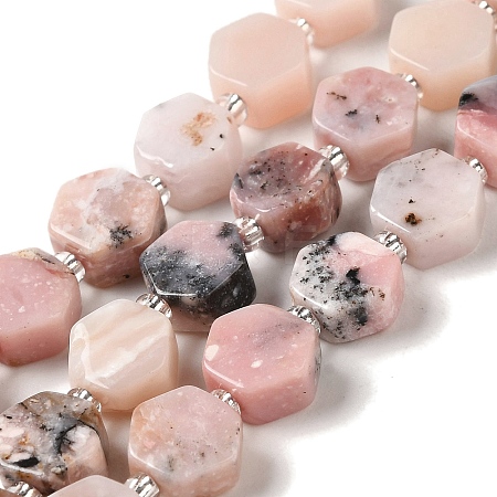 Natural Pink Opal Beads Strands G-P534-A10-02-1