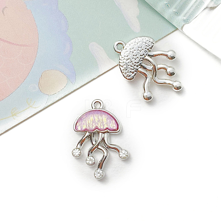 Jellyfish Platinum Alloy Pendants PW-WGE540B-02-1