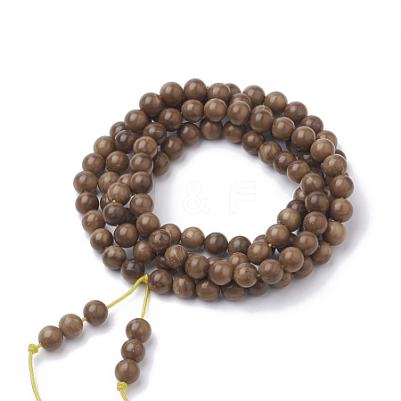 4-Loop Wrap Style Buddhist Jewelry BJEW-S131-23-1