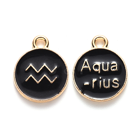 Alloy Enamel Pendants LS-ENAM-S124-01A-08J-1