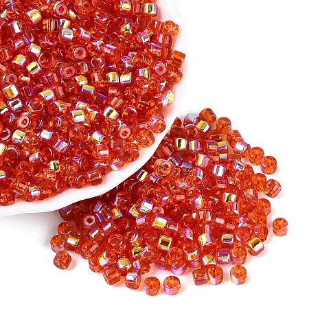 FGB Transparent Colours Glass Seed Beads SEED-Q040-07A-B04-1
