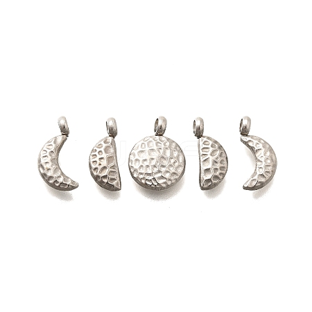 5Pcs 304 Stainless Steel Charms X-STAS-R140-01P-1