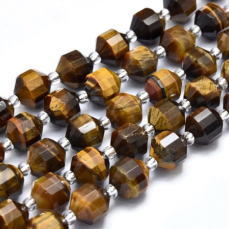 Natural Tiger Eye Beads Strands G-M353-A13-8mm-1