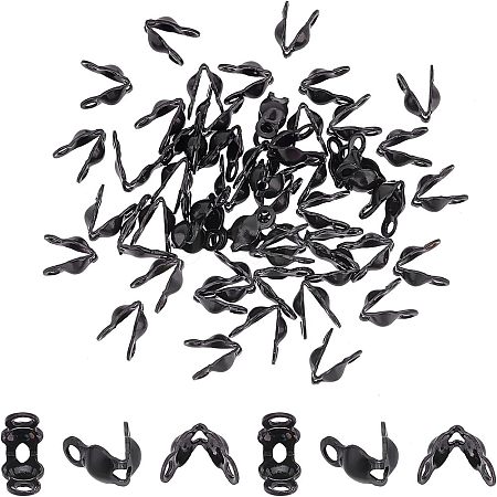 Unicraftale 50Pcs Ion Plating(IP) 304 Stainless Steel Bead Tips STAS-UN0038-02-1