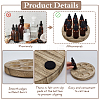 Wood Essential Oil Bottle Holder WOOD-WH0064-02-4