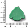 Christmas Opaque Resin Pendants RESI-A049-05D-3