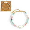 Column Shell Beads Bracelets QP1883-2-1
